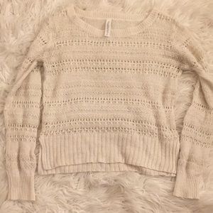 Vanilla knit sweater from Aeropostale